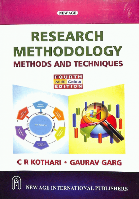  Research Methodology : (Kothari,C R) 